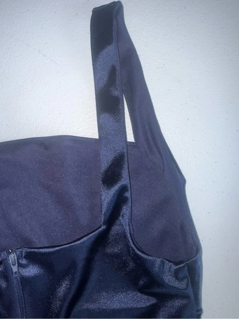 Windsor Navy Satin Corset Mini Dress Small navy mini date night beachy dress - Picture 9 of 11